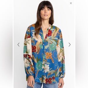Johnny Was Teebee Tori button down blouse Size XS